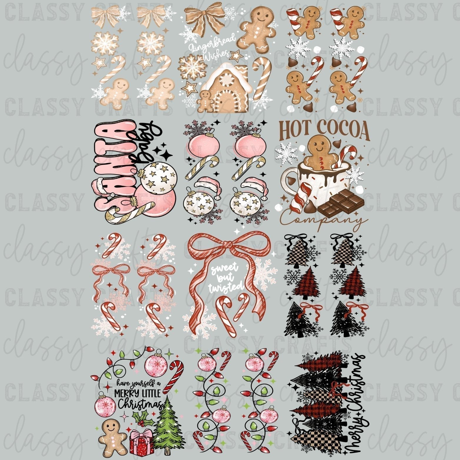 Santa Baby with sleeves 30x48 - PREMADE GANG SHEET