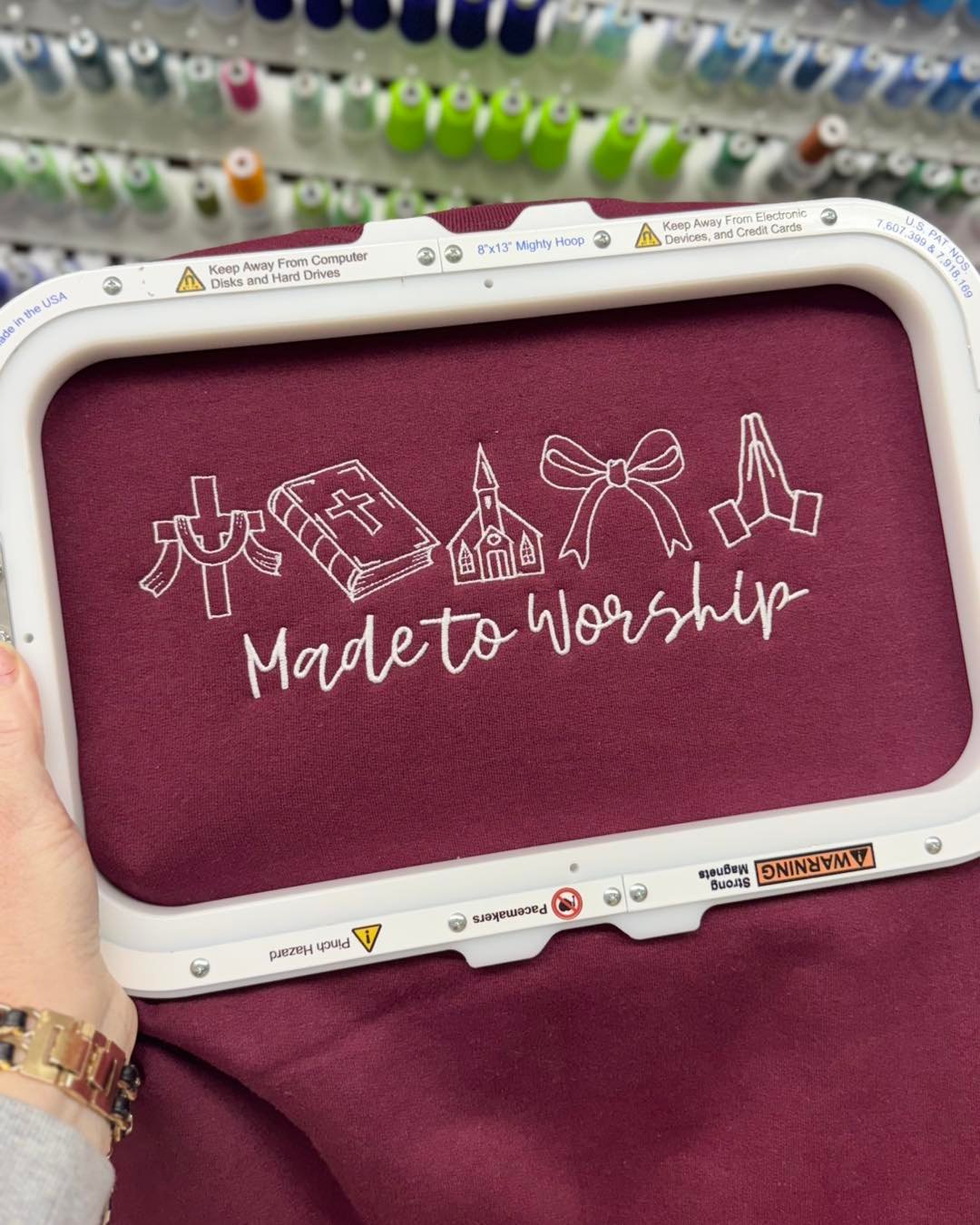 Made To Worship Embroidered Comfort Colors Tee