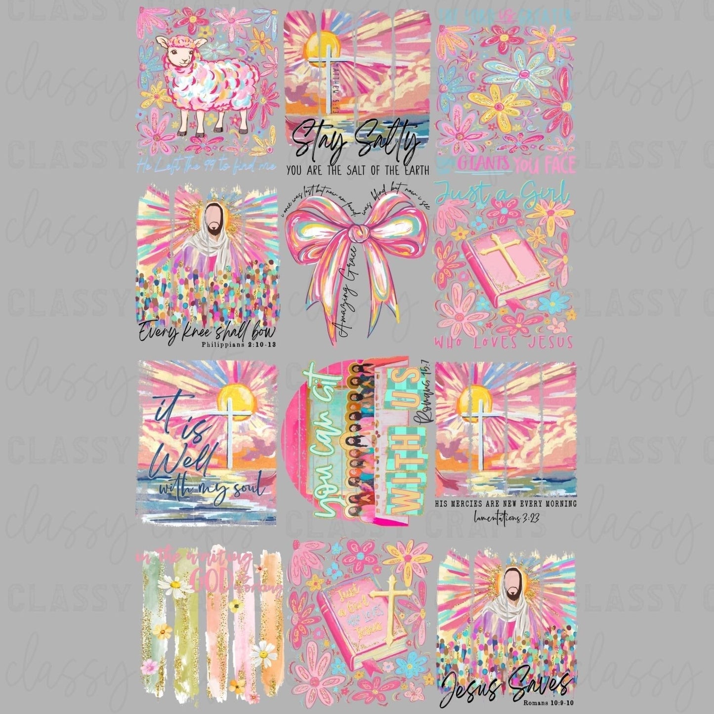 Every Knee Shall Bow 30x48 - PREMADE GANG SHEET