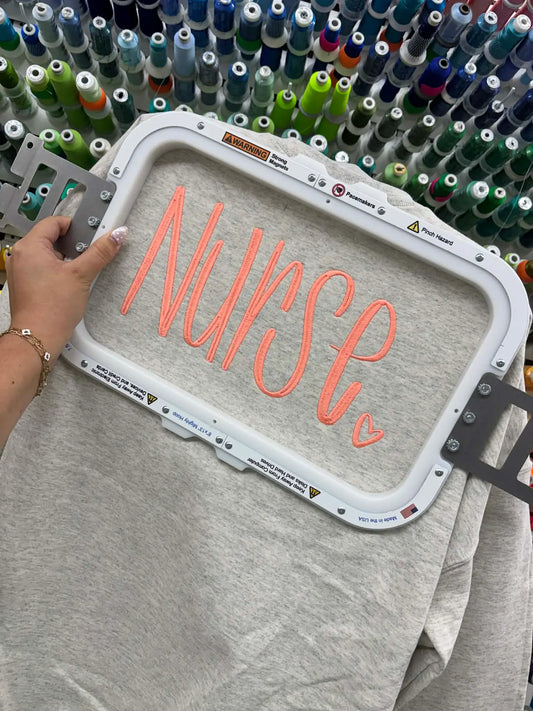 Nurse Embroidered Comfort Colors Tee