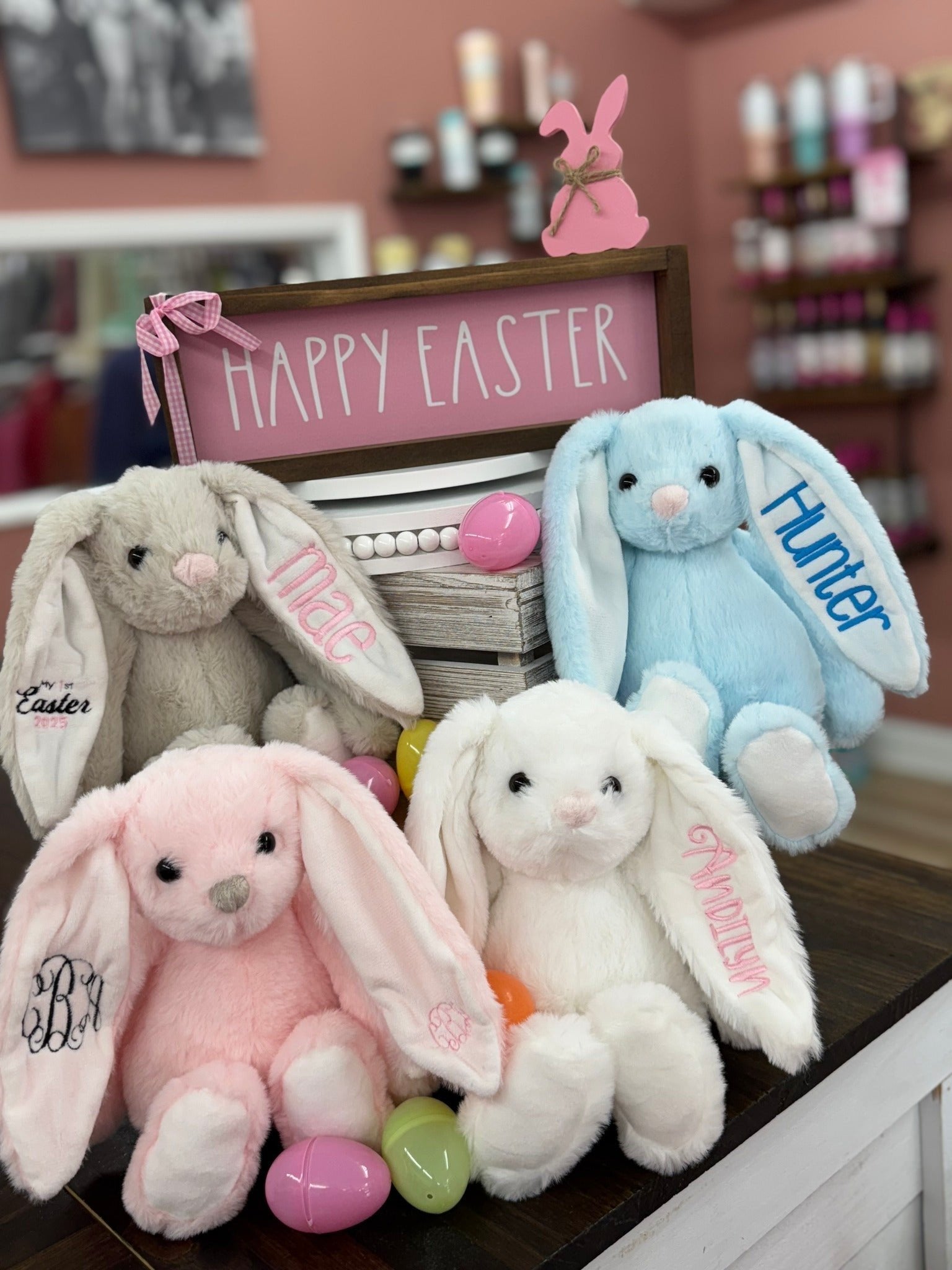Personalized 14-Inch Easter Bunny Plush