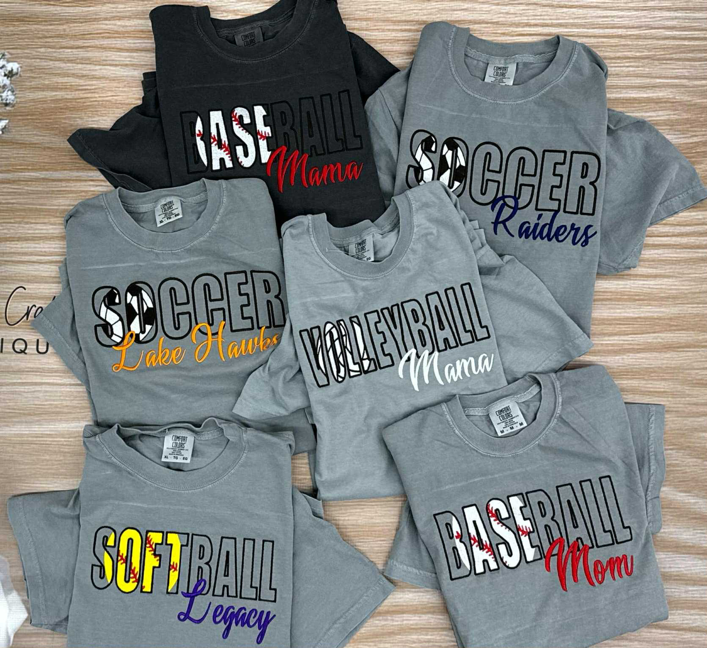 Personalized Sports Embroidered Tee