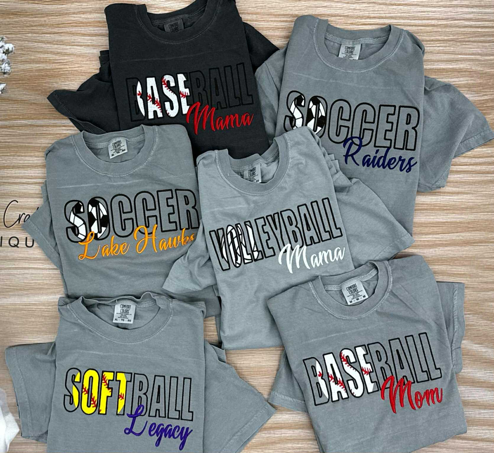 Personalized Sports Embroidered Tee