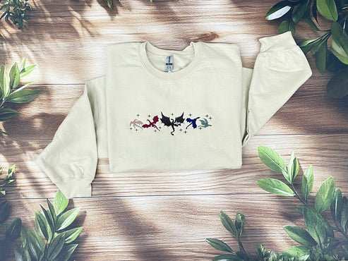 Fourth Wing Embroidered Comfort Colors Tee