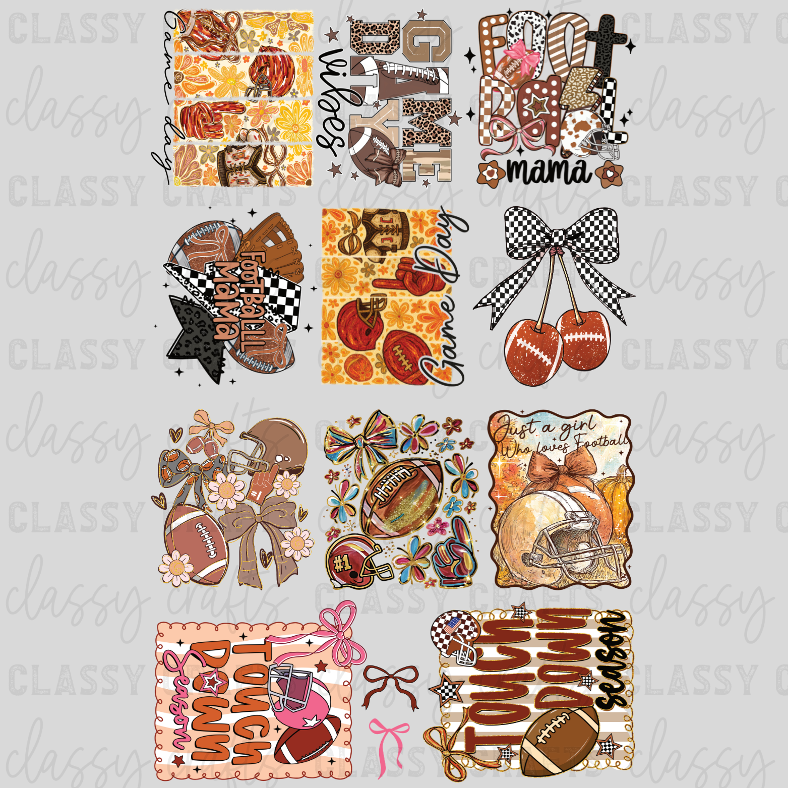 Gameday Vibes - 30x48 - PREMADE GANG SHEET