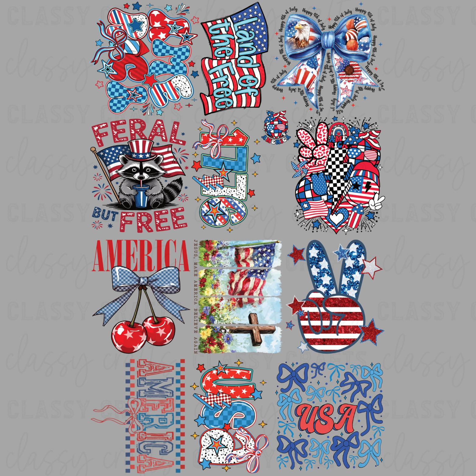 Land Of The Free - 30x48 - PREMADE GANG SHEET