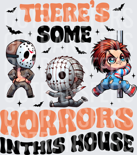 There's Some Horrors In This House Chibi Horror Icons (DTF)