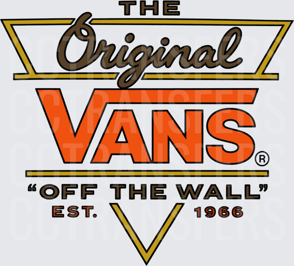 The Original Off The Wall Est. 1966 Retro Logo (DTF)