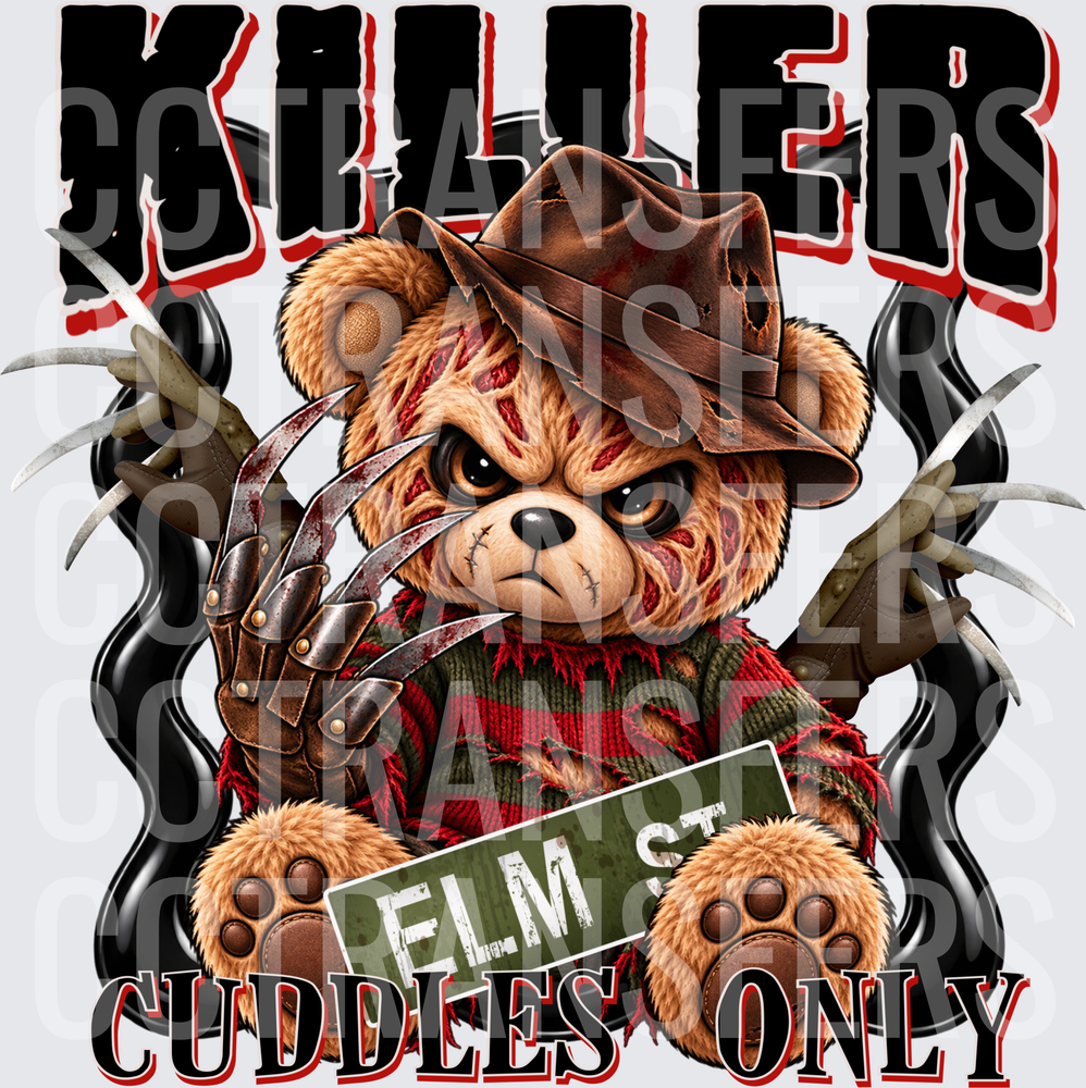 Killer Cuddles Only Elm St Teddy Bear Horror (DTF)