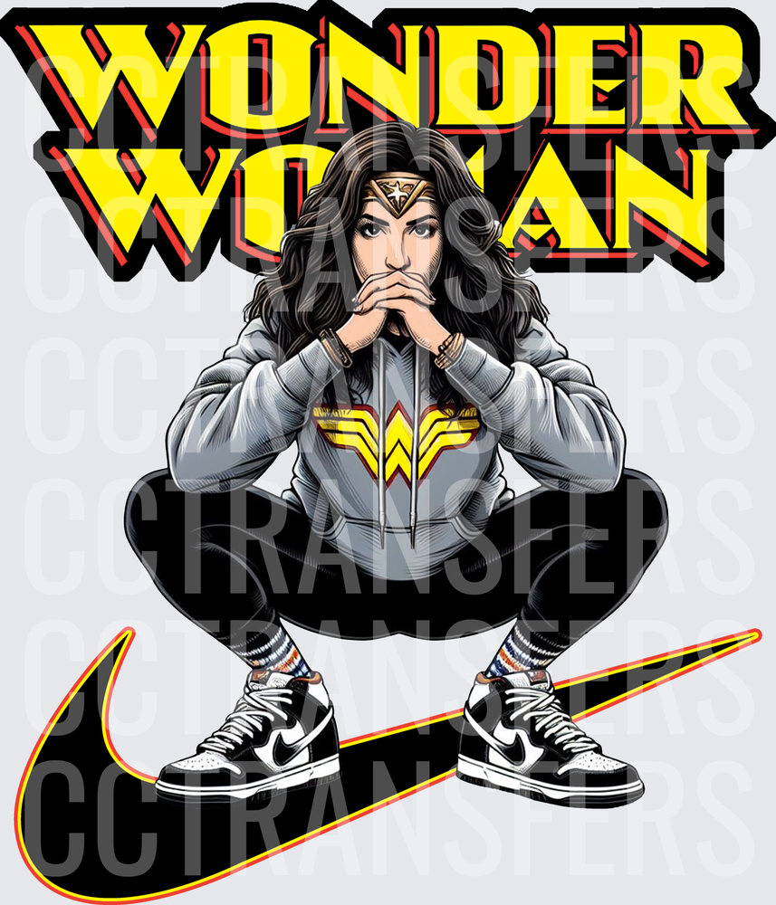 Woman Streetwear Sneaker Squat Nike Swoosh (DTF)