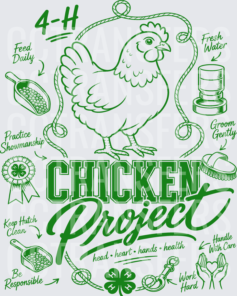 4-H Chicken Project Head Heart Hands Health (DTF)