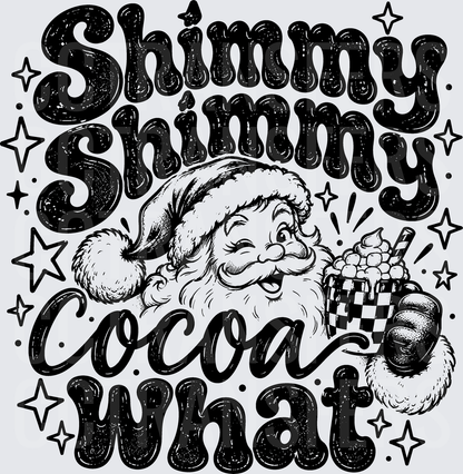 Shimmy Shimmy Cocoa What Winking Santa Hot Cocoa (DTF)