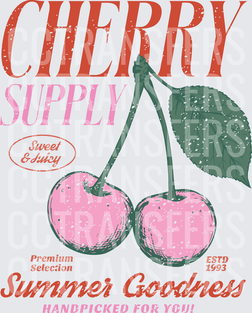 Cherry Supply Sweet & Juicy Summer Goodness Cherries (DTF)