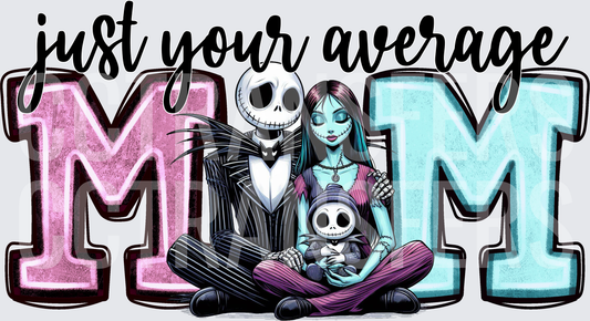 Just Your Average MOM Spooky Family (DTF)