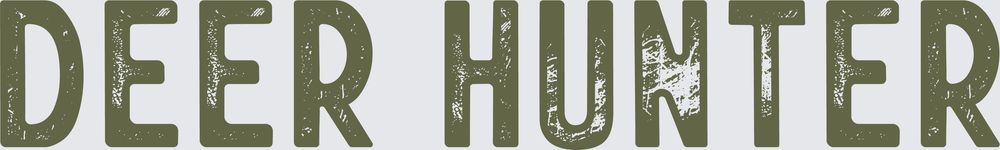 Deer Hunter Distressed Olive Text (DTF)