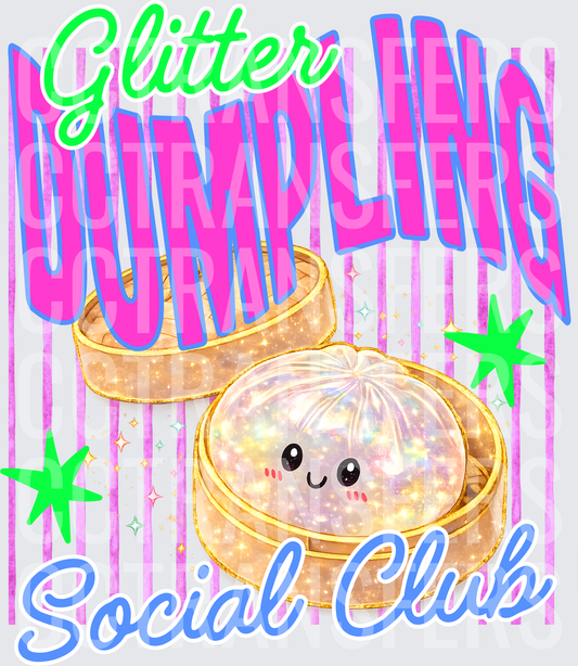 Glitter Dumpling Social Club Kawaii Steamer Bao (DTF)