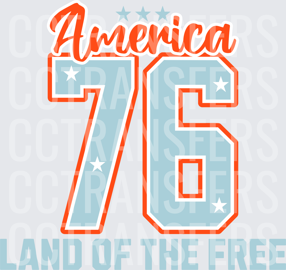 AMERICA LAND OF THE FREE BACK