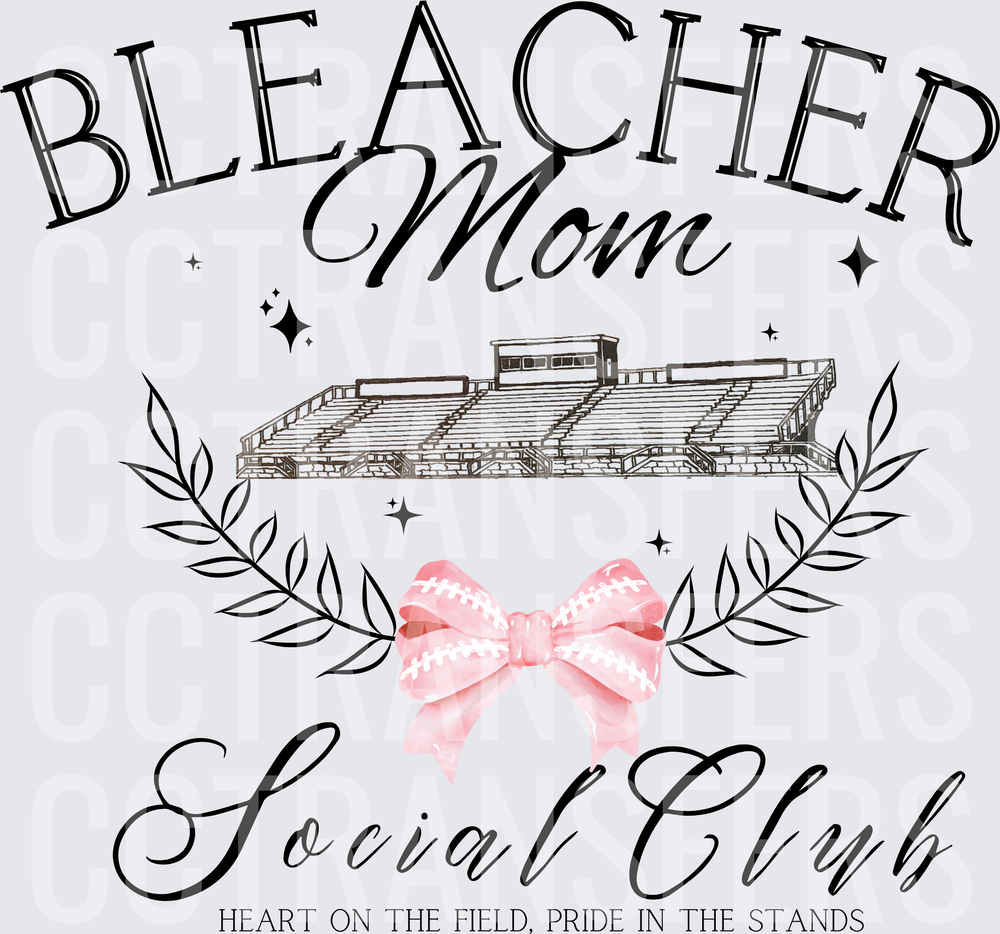Bleacher Mom Social Club Heart on the Field (DTF)