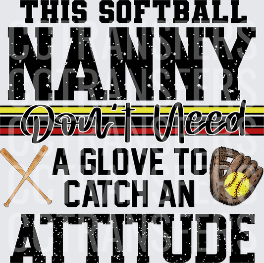 This Softball Nanny Don't Need A Glove To Catch An Attitude (DTF)