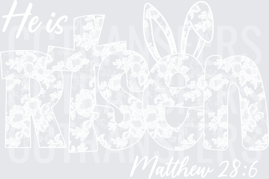 Blank White Canvas Minimal Clean Design (DTF)