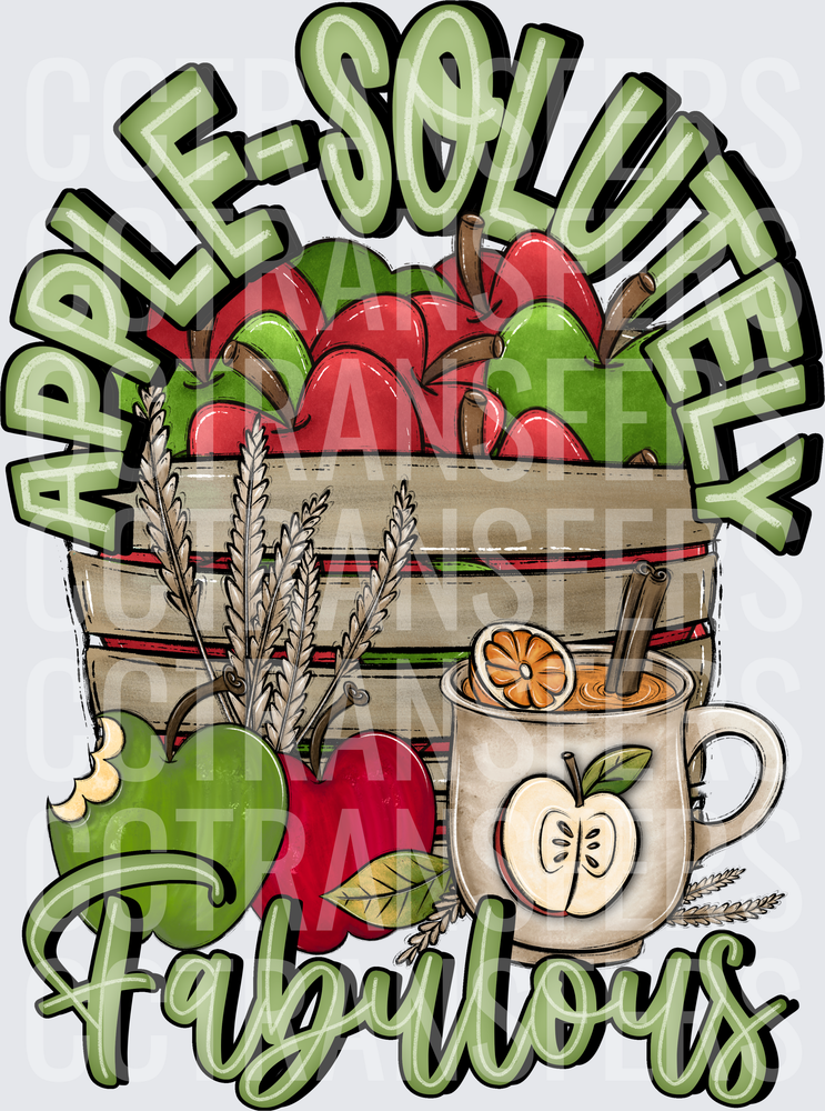 Apple-Solutely Fabulous Fall Apple Basket Cider Mug (DTF)