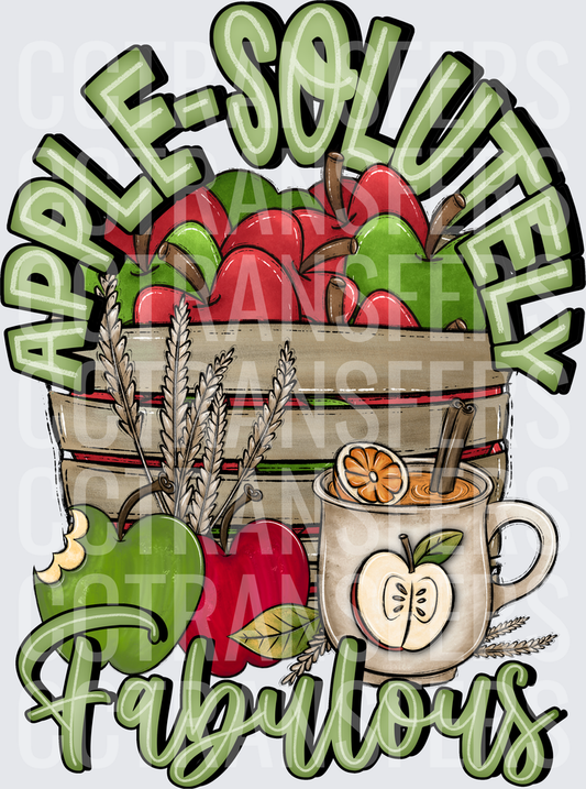 Apple-Solutely Fabulous Fall Apple Basket Cider Mug (DTF)