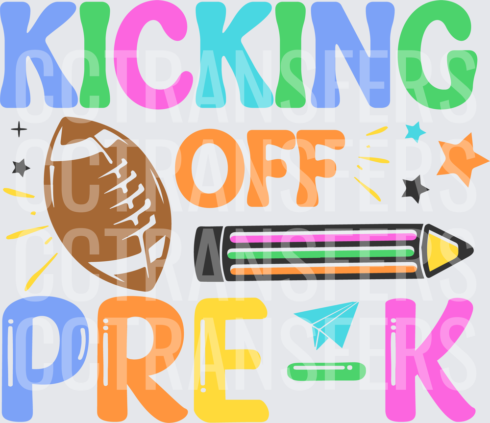 Kicking Off Pre-K Football Back to School (DTF)