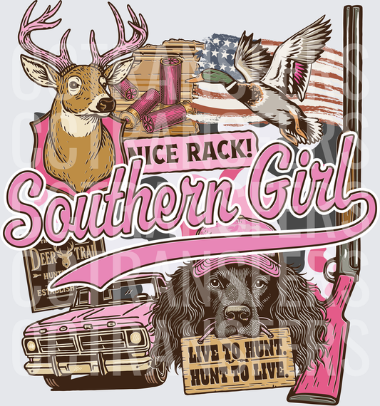 Southern Girl Nice Rack Live To Hunt Hunt To Live (DTF)