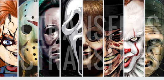 Classic Horror Icons Collage Panel Portrait (DTF)