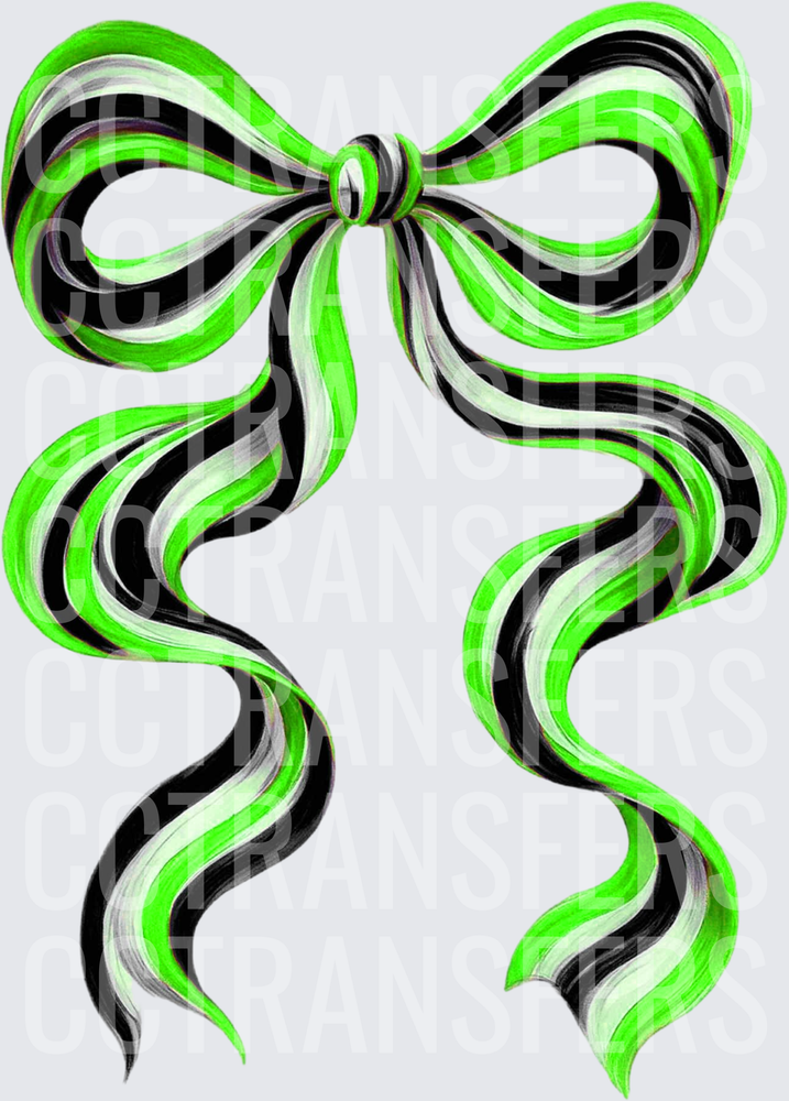 lime black Long Bow