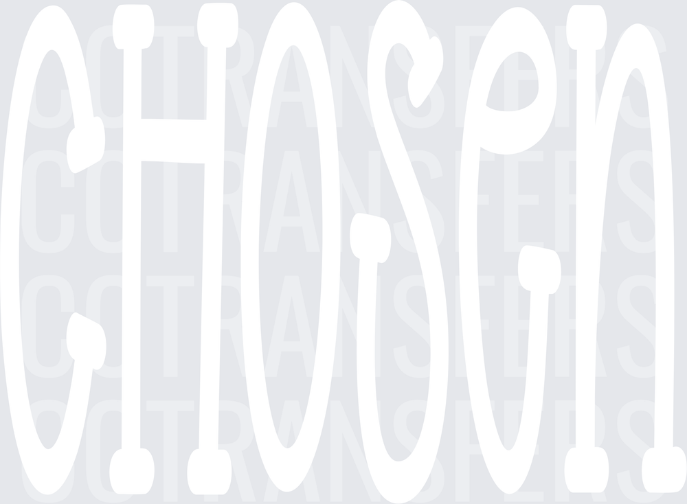 Chosen White Design (DTF)