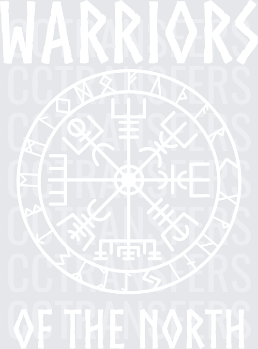 Warriors of the North Viking white (DTF)