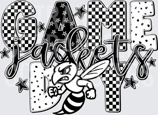 Game Day Jackets Angry Hornet Mixed Pattern Stars (DTF)