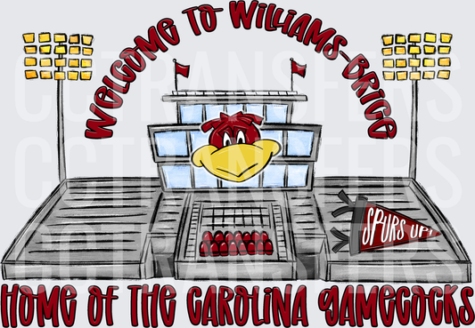 Welcome To Williams-Brice Stadium Gamecocks Spurs Up (DTF)