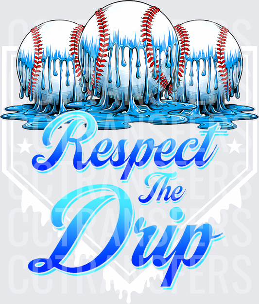 48 Baseball Drip Boys Ice Cream Drip Youth Respect The Drip T-Shirt
