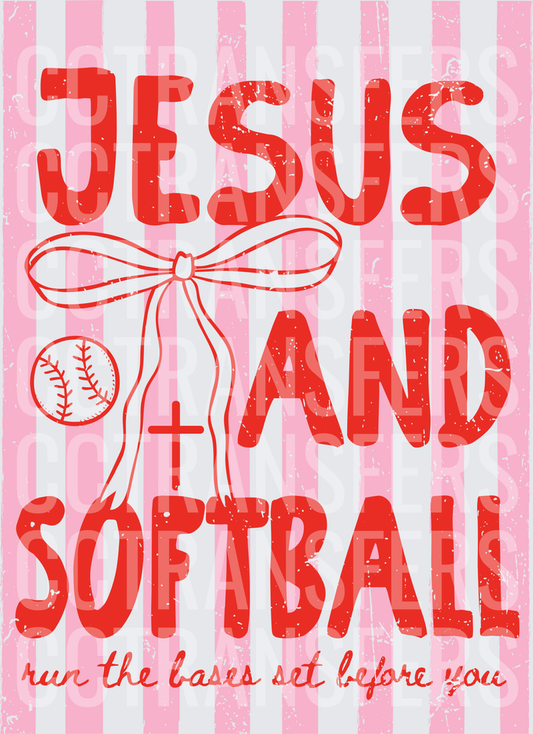 Jesus and Softball Run the Bases Set Before You (DTF)