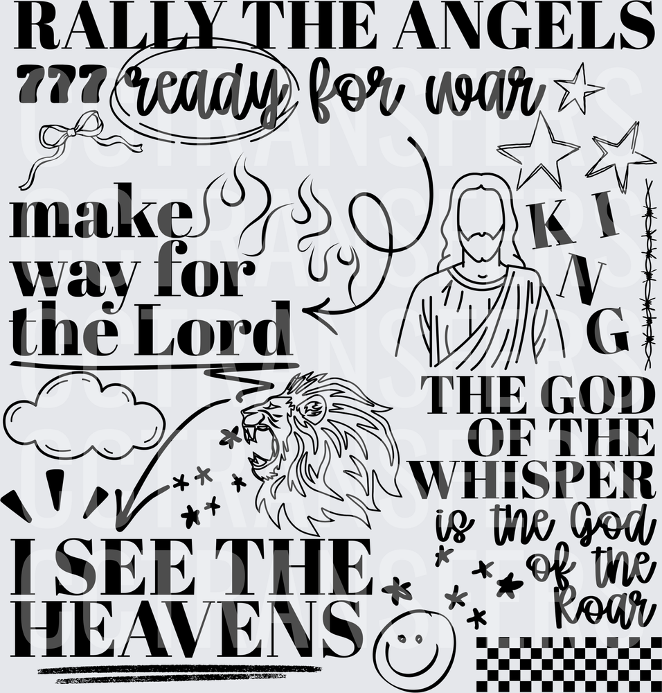 Rally The Angels 777 Ready For War Make Way For The Lord King (DTF)