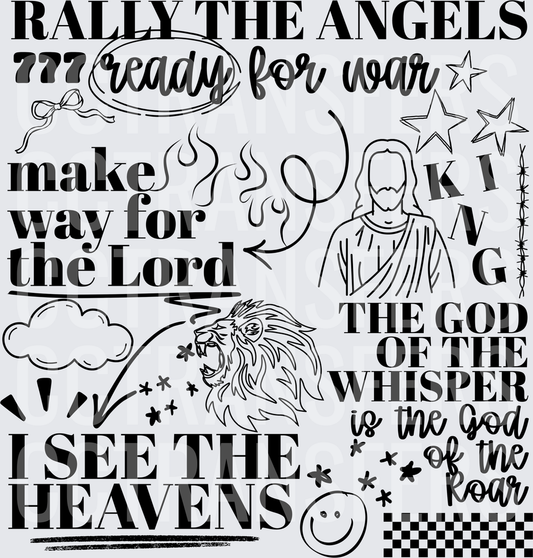 Rally The Angels 777 Ready For War Make Way For The Lord King (DTF)