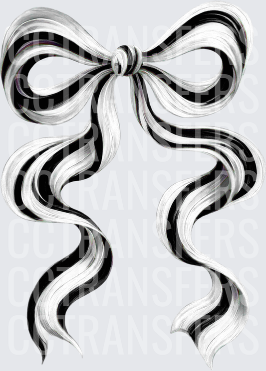 Black White Long Bow