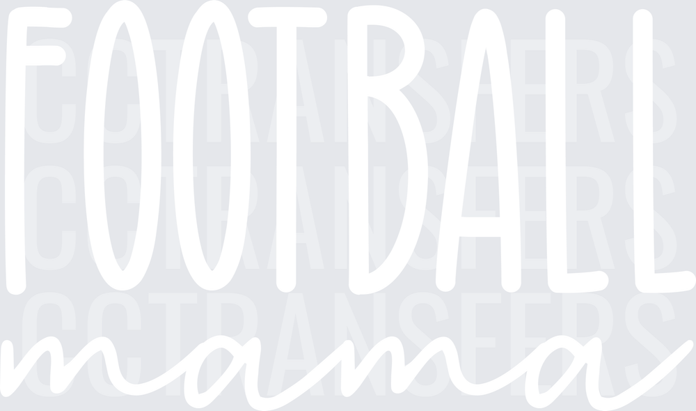 Football mom White Design (DTF)