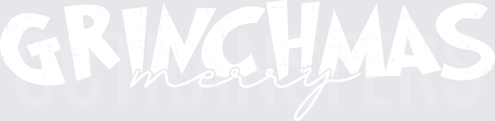 Grinchmas White Design (DTF)