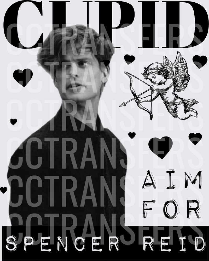Cupid Aim For Spencer Reid Valentine Hearts (DTF)