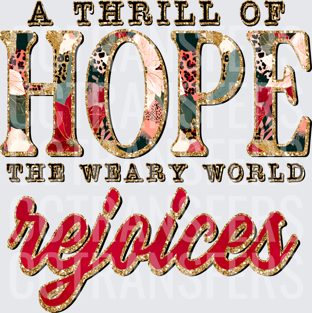 A Thrill of Hope The Weary World Rejoices (DTF)