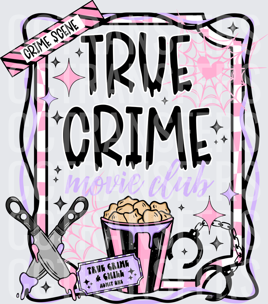 True Crime Movie Club Spooky Pink Popcorn Night (DTF)