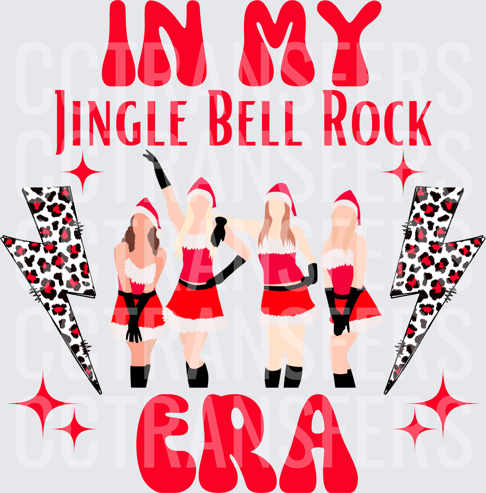 In My Jingle Bell Rock Era Christmas Girls (DTF)