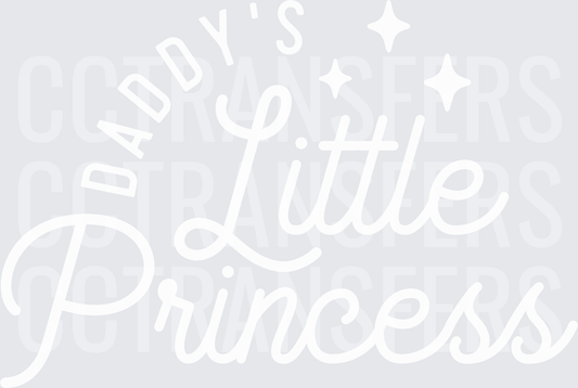 Daddy's Little Princess Script Text (DTF)
