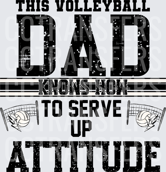 This Volleyball Dad Knows How To Serve Up Attitude (DTF)