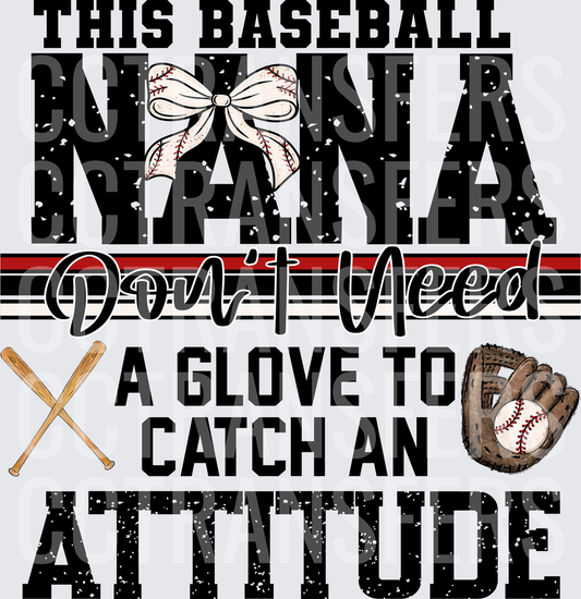 This Baseball Nana Don't Need A Glove To Catch An Attitude (DTF)