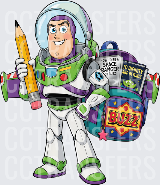 Space Ranger Back To School Pencil Backpack (DTF)