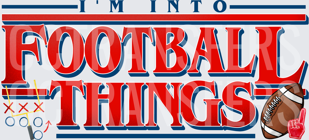 I'm Into Football Things Retro Bold Graphic (DTF)